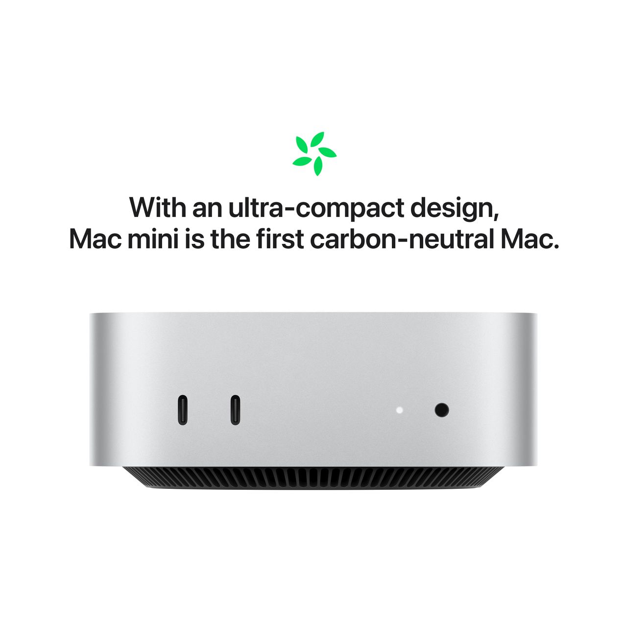 Apple Mac mini, M4, 10 Core GPU, 256GB - 2024 - Silver
