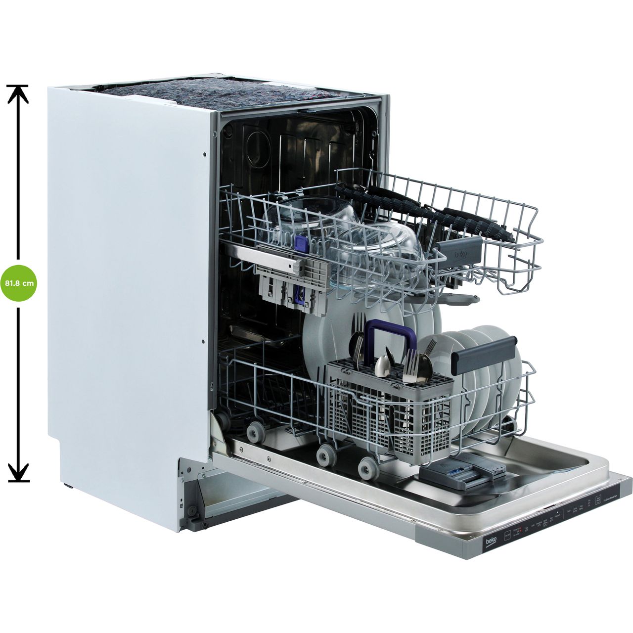 Beko Slimline Integrated Dishwasher 