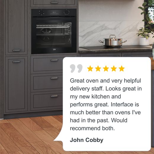 Beko AeroPerfect™ RecycledNet™ Electric Single Oven - Black - Review