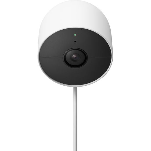 Google Nest Indoor & Outdoor Security Camera Wireless Full HD 1080p Smart  Home Security Camera - White