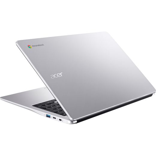 Acer Chromebook 315 CB315-4HT - Silver - Back right perspective