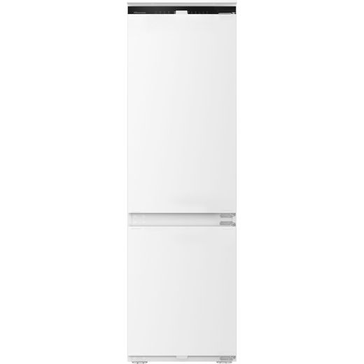 Hisense RB3B250SAWE1 177cm 70/30 Integrated Frost Free Fridge Freezer with Sliding Door Fixing Kit - White - Front shot