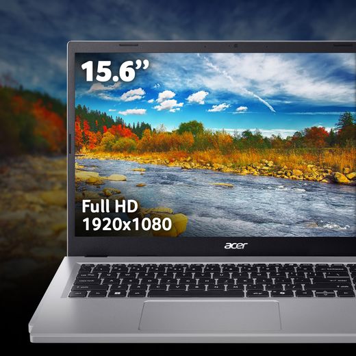 Acer Aspire Go 15 AG15-71P Laptop - Intel® Core™ i5, 512GB SSD, 8 GB RAM - Silver - Annotation - Display shot 