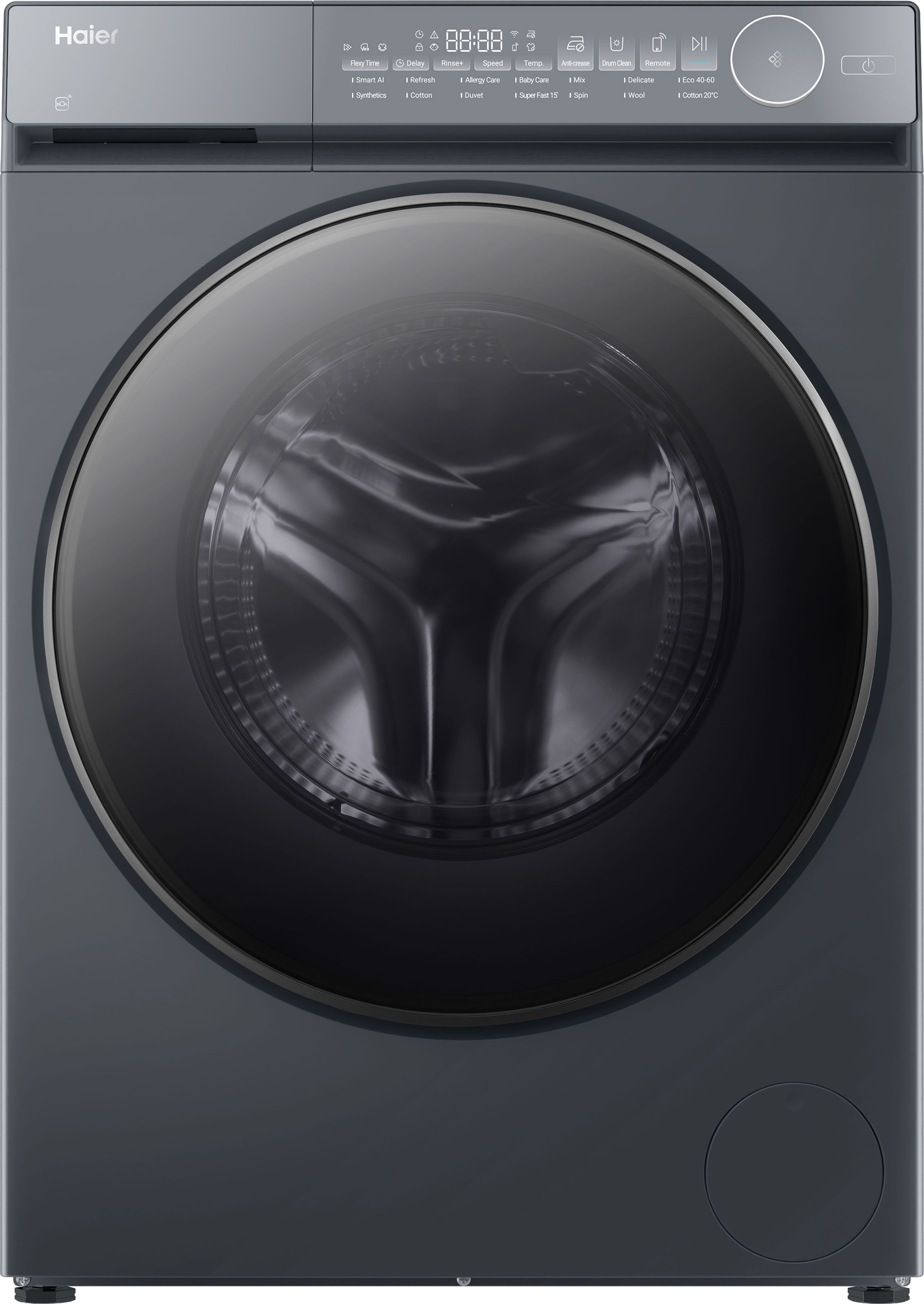 Haier Direct Motion Washing Machine - 10kg - 1400 rpm - Silver