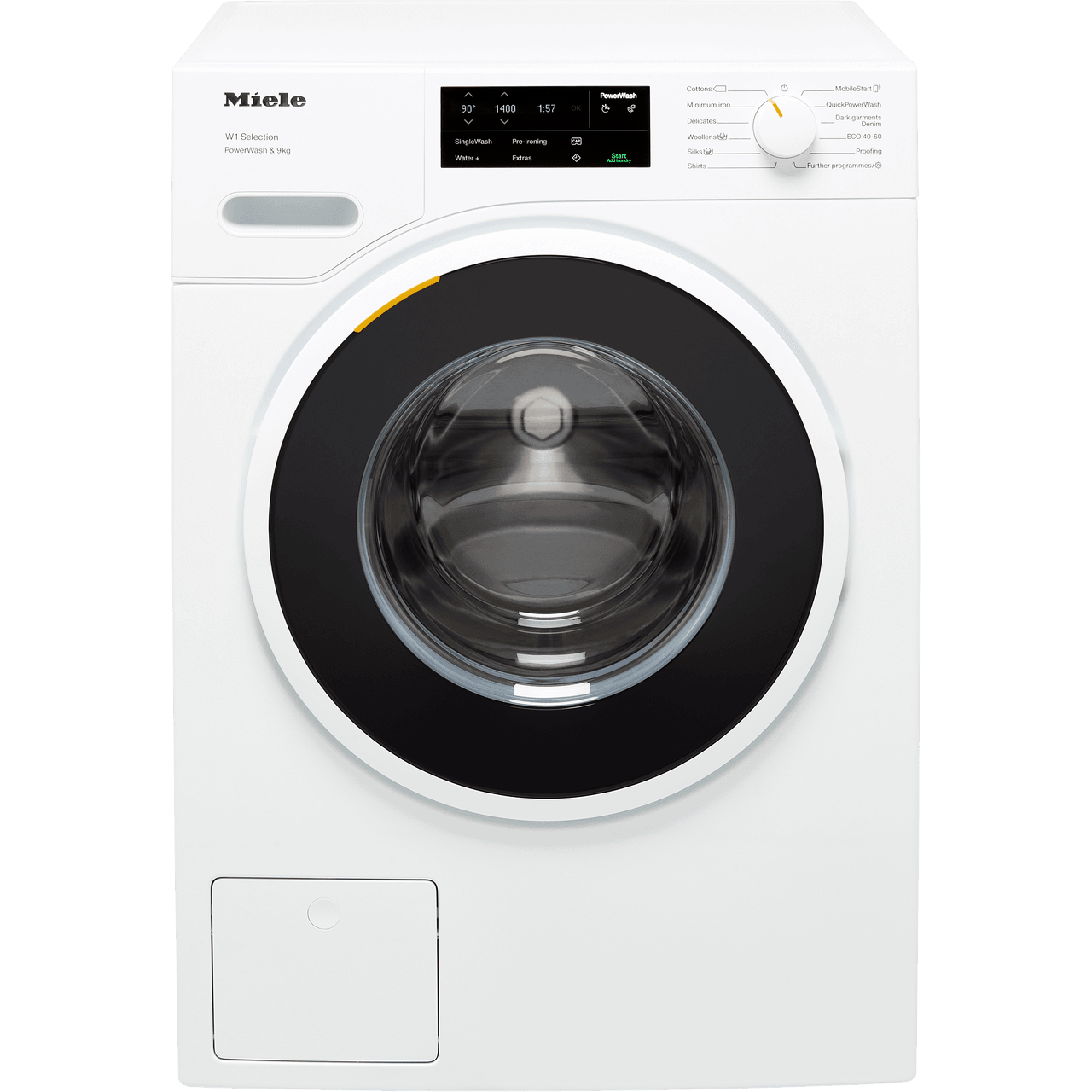 This WSG363 WH Miele 9kg washer will be your everyday laundry hero. It s got a clever CapDosing system and a handy AddLoad function