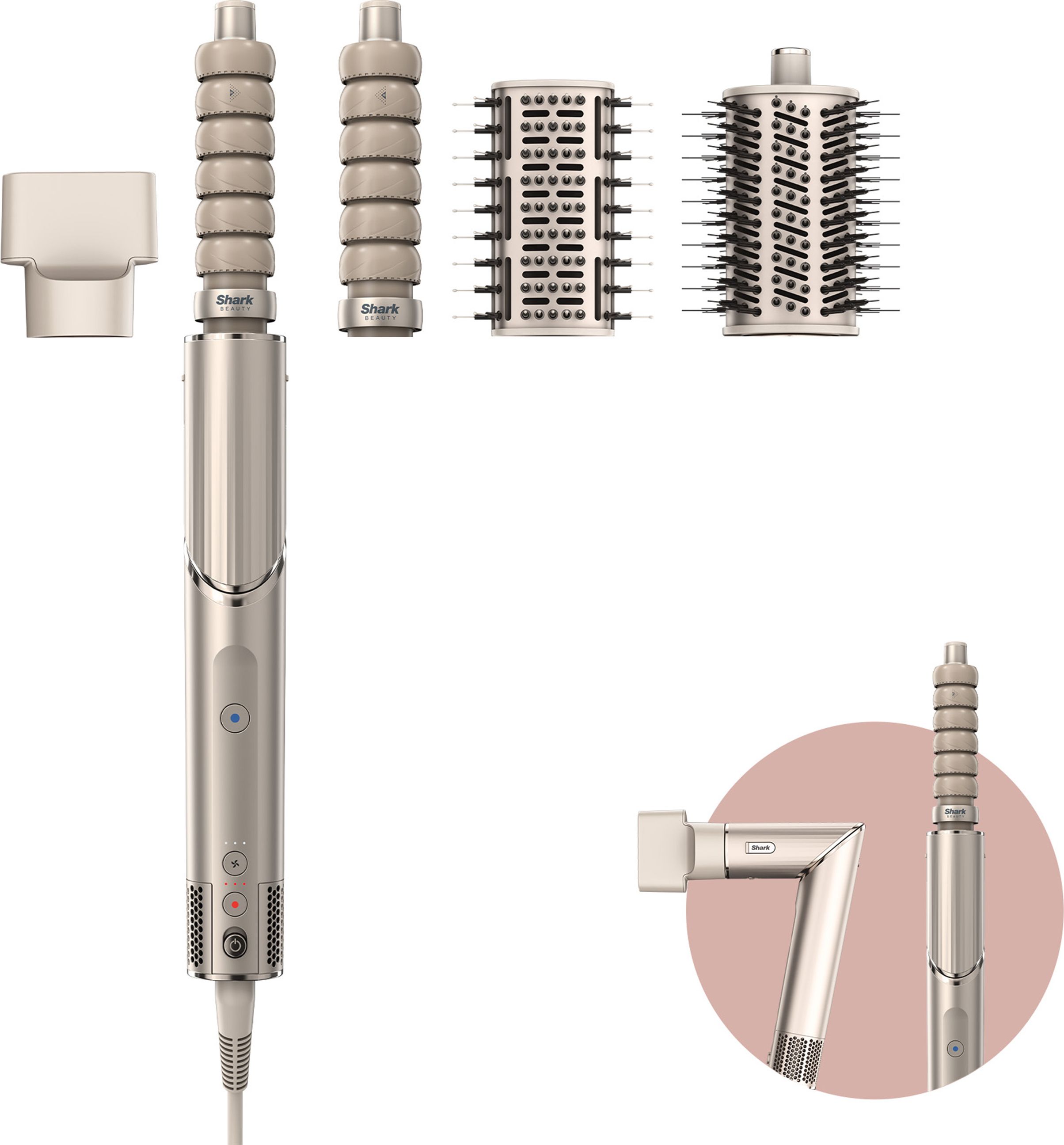 Shark FlexStyle HD436SLUK 4-in-1 Air Styler Hair Dryer - Stone
