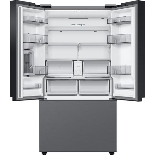 Samsung American Fridge Freezer - Silver - Doors open
