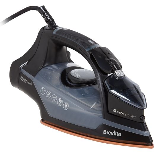 Breville Power Steam VIN409 2400 Watt Iron -Black / Rose Gold