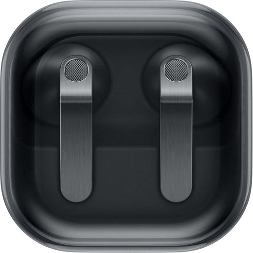 Samsung Galaxy Buds4 Headphones - Black - Front case shot