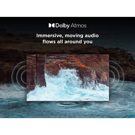 TCL C6K 65" 4K Ultra HD QLED Smart Google TV [2025] - 65C6K-UK - Annotation - Dolby Atmos
