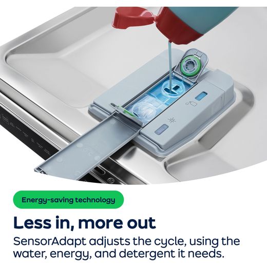 Beko CornerIntense™ Standard Dishwasher - Anthracite - AO Annotation - SensorAdapt