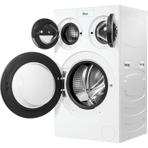 Hoover HMQD 410CBL9-80 Washing Machine with 1400 rpm - White - Doors open