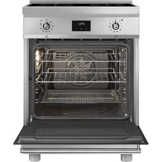 Smeg Electric Cooker with Zone induction hob Hob - Stainless Steel - Door open