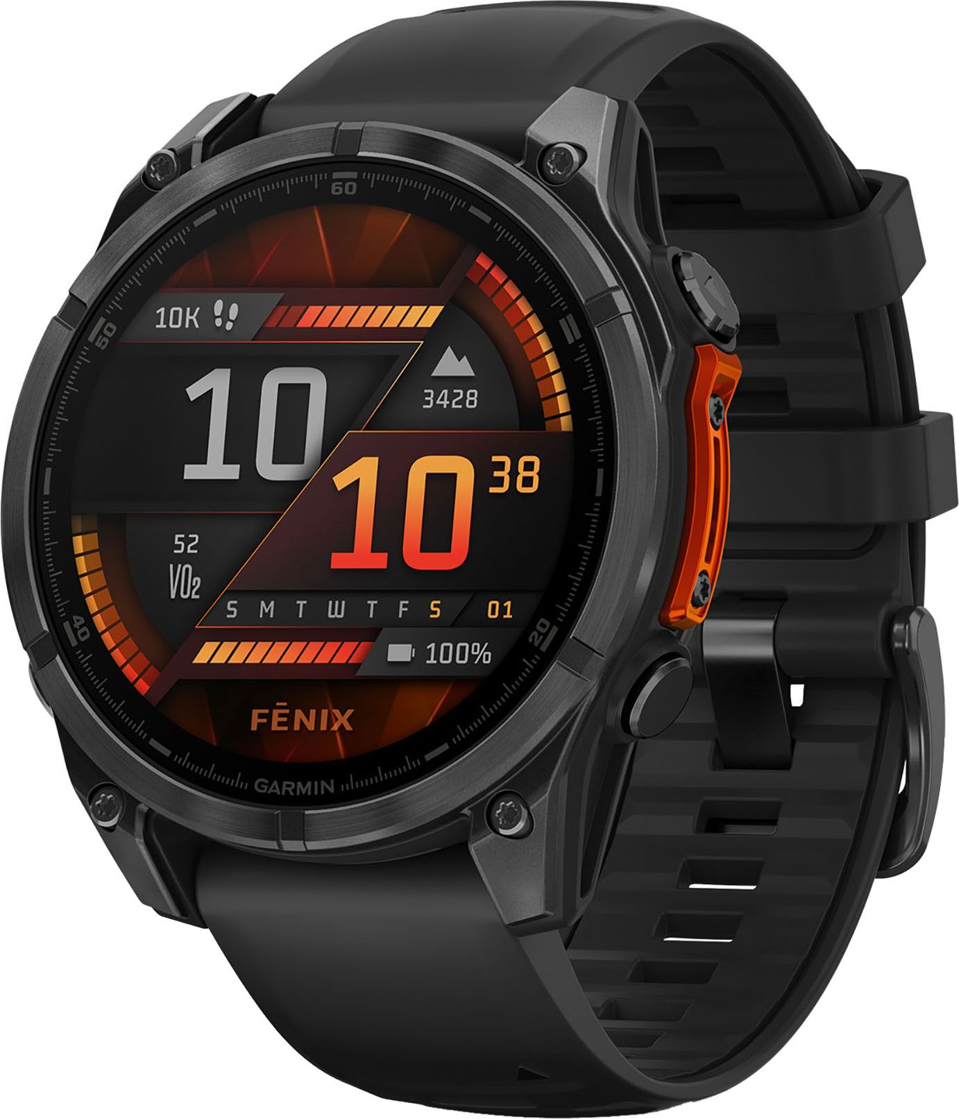 Garmin - fenix 8 - Smartwatch - 47mm - AMOLED - Grey
