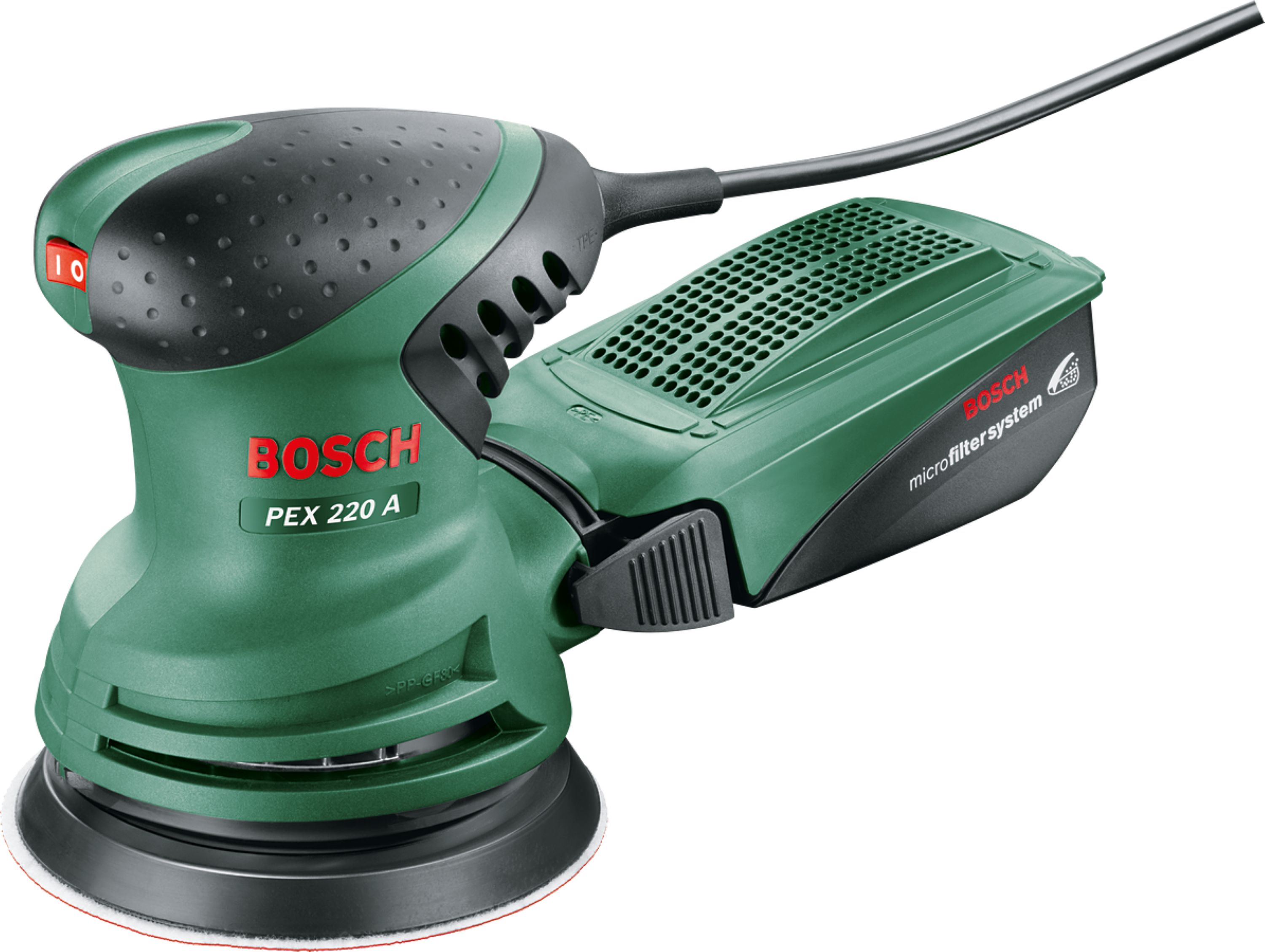 Bosch PEX 220 A Random Orbit Sander - Green