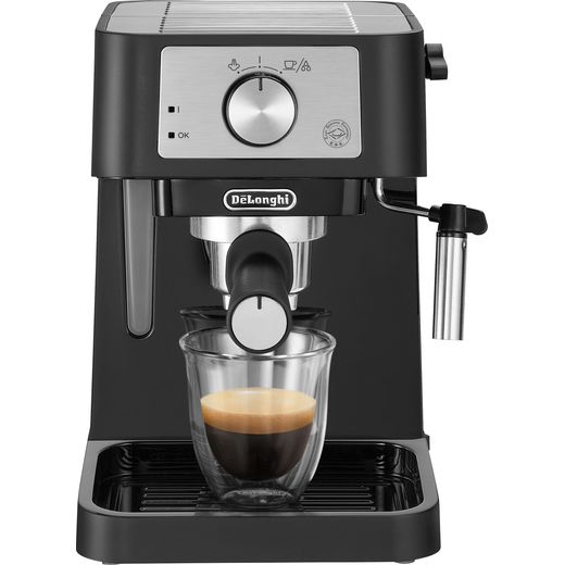 De'Longhi Stilosa Traditional Pump EC260.BK Espresso Coffee Machine - Black / Silver