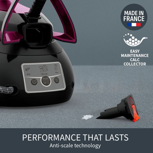 Tefal Express Vision Steam Generator Iron - Purple / Black - Annotation - performance that's last shot