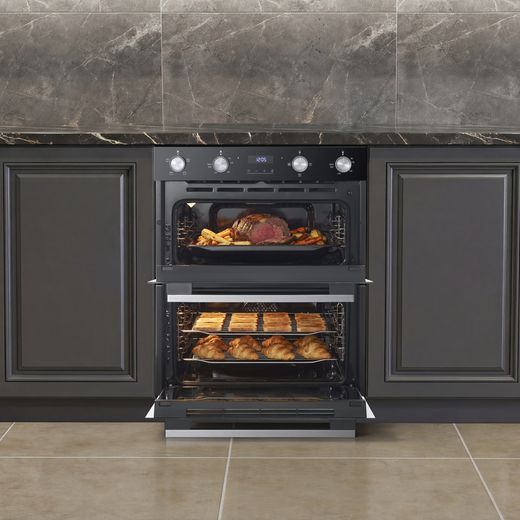 Midea MBOD50M3AD0-BK Built In Electric Single Oven - Black - Oven in kitchen