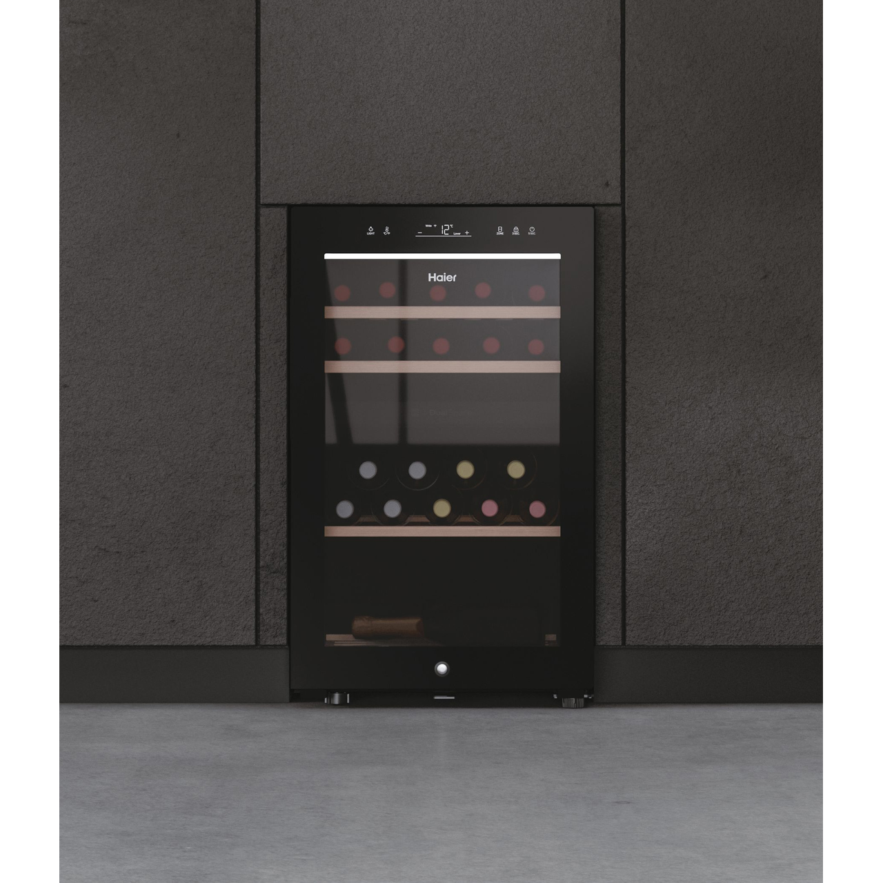 Haier HWS42GDAU1 Free Standing G Wine Cooler Fits 42 Bottles Black New