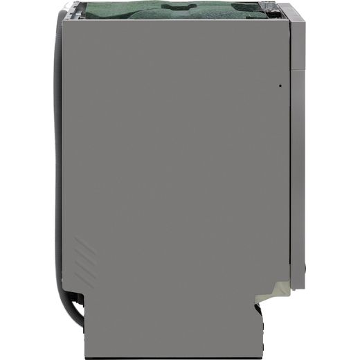 Hoover Fully Integrated Slimline Dishwasher - Stainless Steel Control Panel with Fixed Door Fixing Kit - Side shot