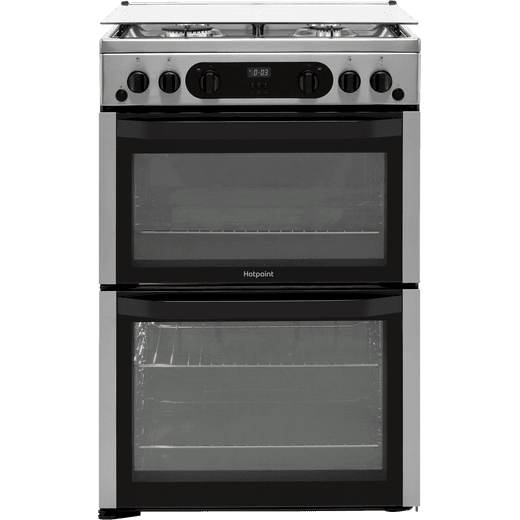 Hotpoint HDM67G0CCX/UK Gas Cooker - Silver - A+/A+ Rated