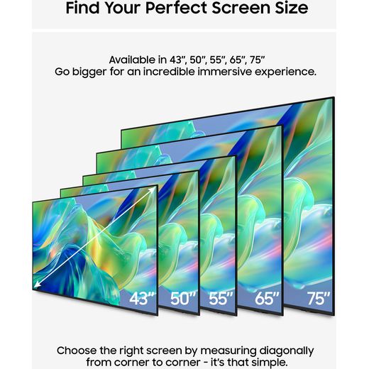 Samsung 55" 4K Ultra HD Smart TV [2026] - Annotation - Screen size