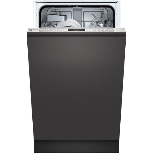 NEFF N50 S975HKX20G Fully Integrated Slimline Dishwasher - Stainless Steel Control Panel - E Rated