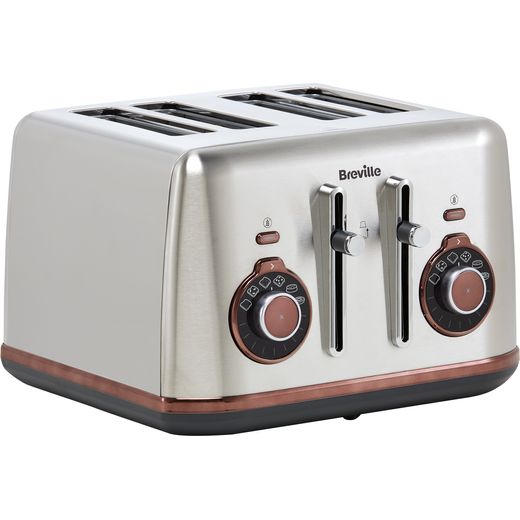 Breville Selecta VTT953 4 Slice Toaster - Brushed Stainless Steel