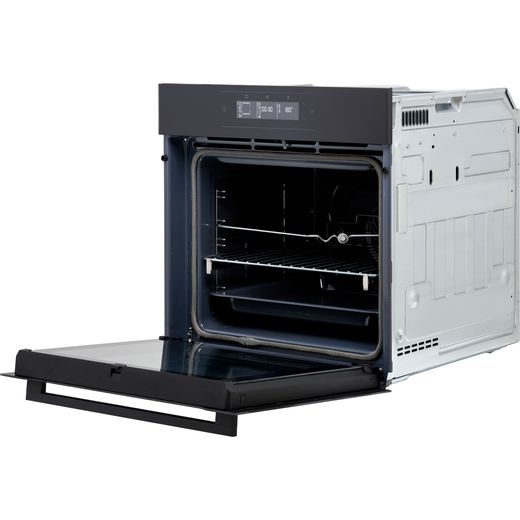 Hoover H-OVEN 500 Built In Electric Single Oven - Stainless Steel  - Left perpsective door open shot