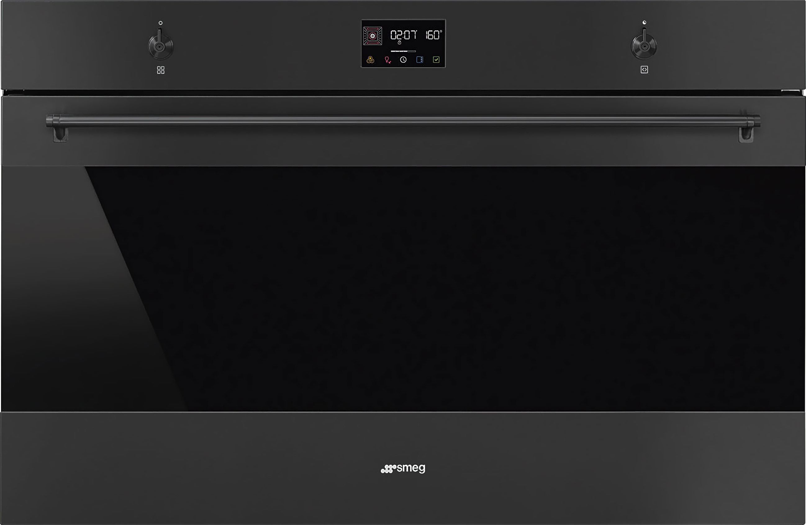 Smeg SFP9302TN 90cm Electric Single Oven - Black - 115L Capacity - Pyrolytic