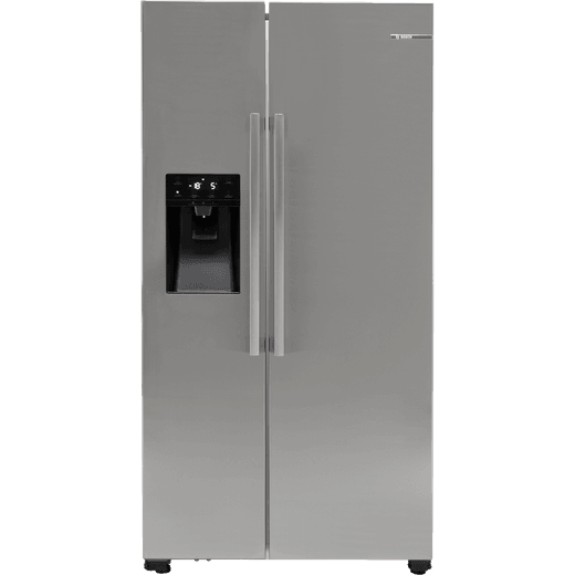 Bosch Series 6 KAD93VIFPG Plumbed Frost Free American Fridge Freezer - Stainless Steel Effect - F Rated