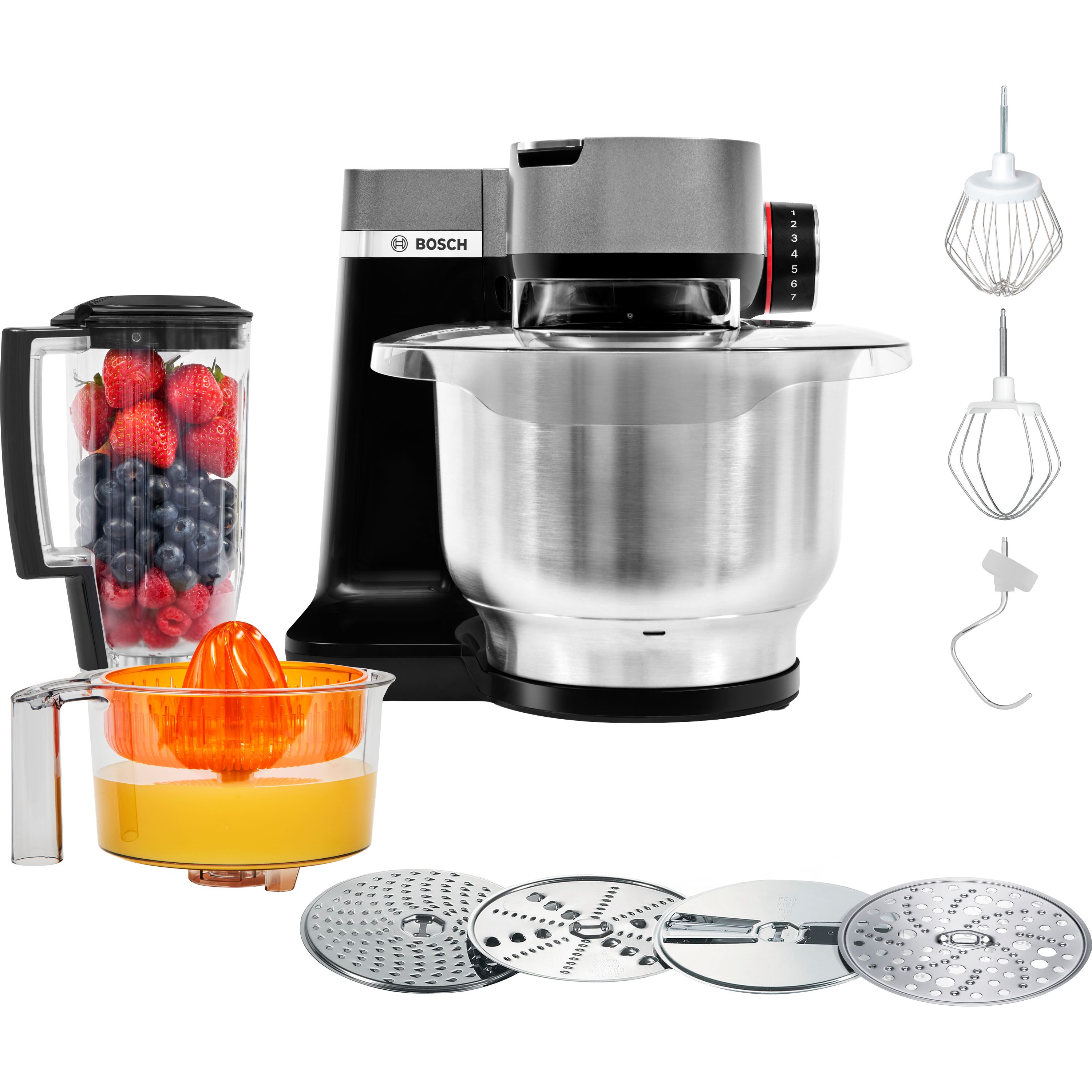 Bosch MUMS2VM40G Stand Mixer - 900W - 3.8L Bowl - Black
