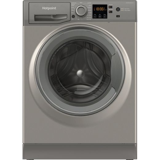 Hotpoint NSWM1043CGGUKN 10Kg Washing Machine with 1400 rpm - Graphite - D Rated