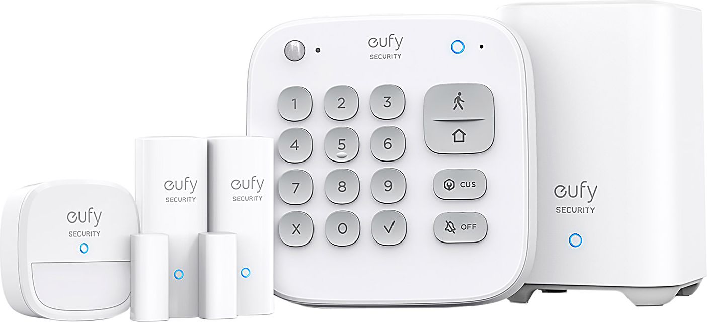 Eufy 5 Piece Smart Home Alarm Kit - White, White