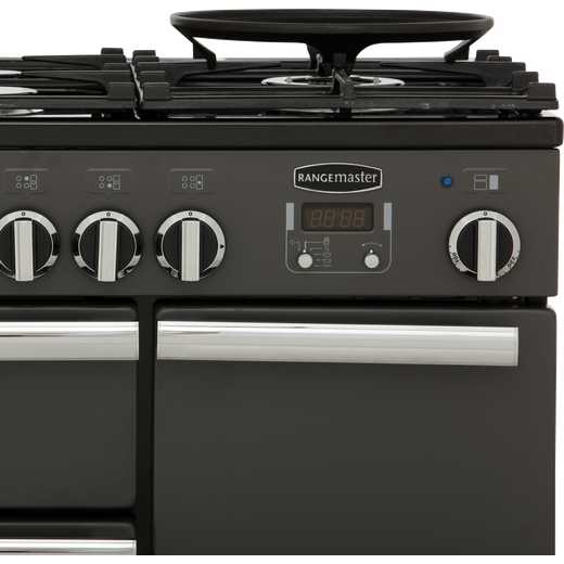 Rangemaster Professional Deluxe 90cm Dual Fuel Range Cooker - Slate
