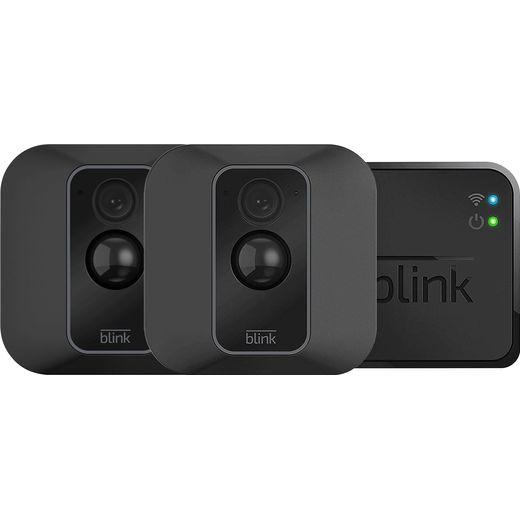 Blink XT2 Smart Home Security Camera - 2 Camera System Full HD 1080p - Black