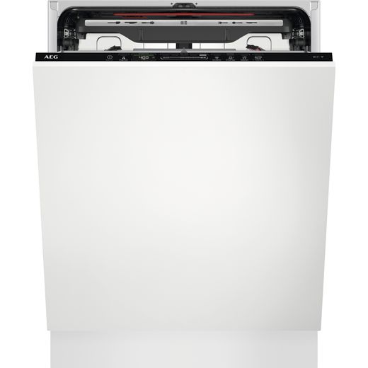 AEG FSS73718P Wifi Connected Fully Integrated Standard Dishwasher - Black Control Panel - D Rated
