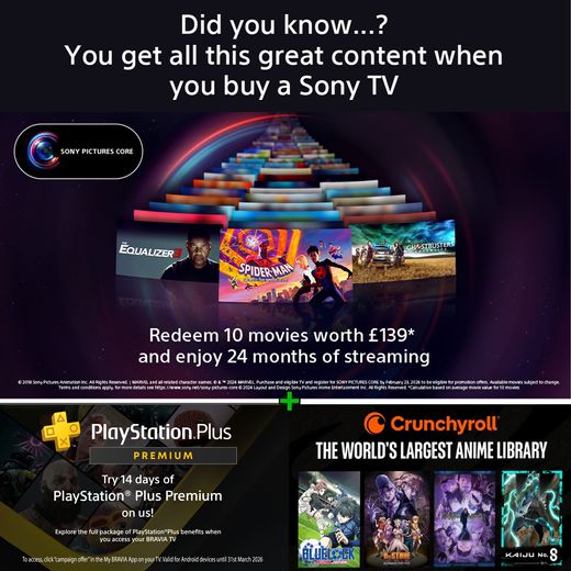 Sony BRAVIA 5 XR55B 65" 4K Ultra HD MiniLED Smart Android TV - Annotation - Did you know shot