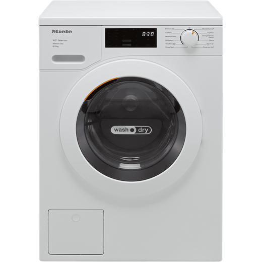 Miele WTD163 Wifi Connected 8Kg / 5Kg Washer Dryer with 1500 rpm - White - D Rated