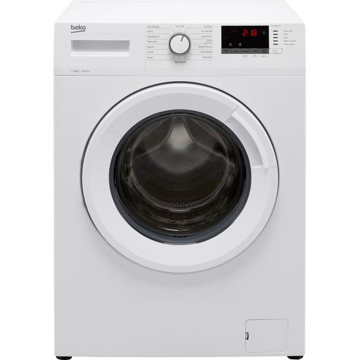 Beko WTK104151W 10Kg Washing Machine with 1400 rpm - White - B Rated