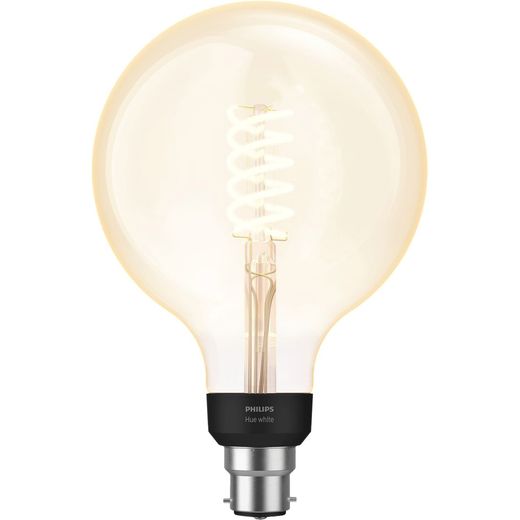 Philips Hue B22 Filament Globe Smart Bulb - A+ Rated