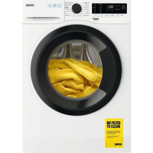 Zanussi ZWF144A2DG 10Kg Washing Machine with 1400 rpm - White - D Rated