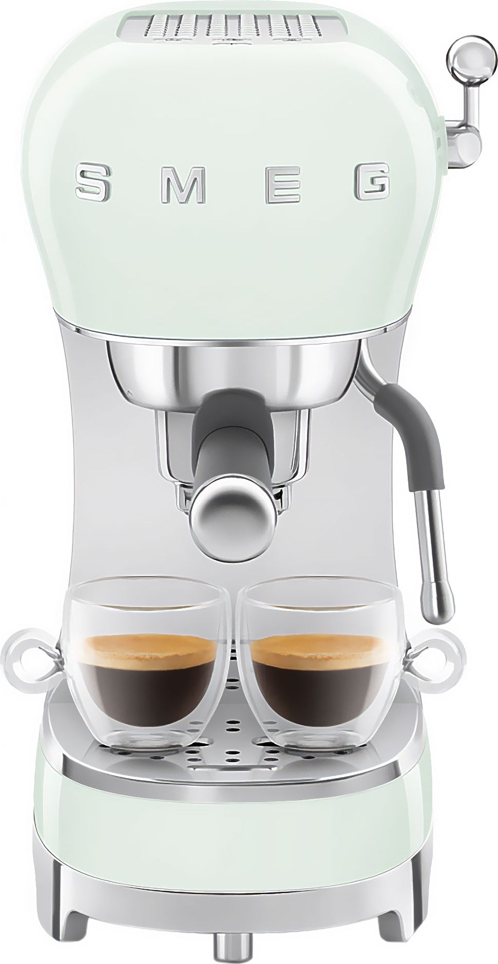 Smeg ECF02PGUK Espresso Coffee Machine - Green - 1350W - 15 Bar