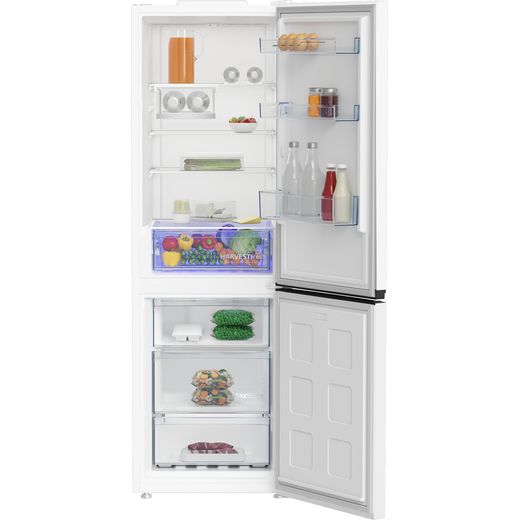 Beko Frost Free Fridge Freezer - White - Doors open