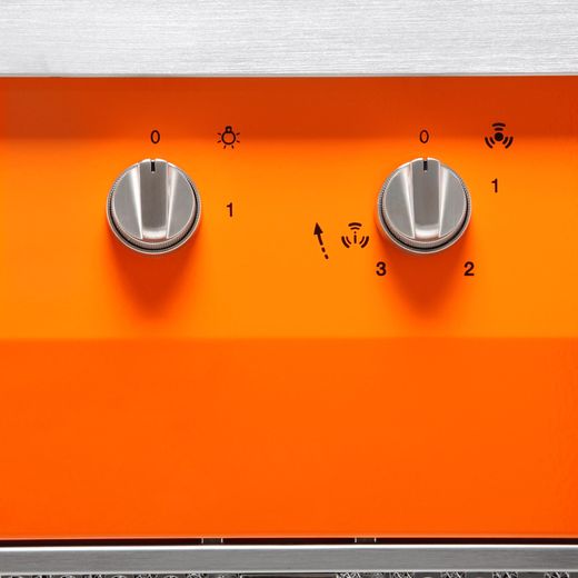 Smeg Portofino KPF9OR 90 cm Chimney Cooker Hood - Orange