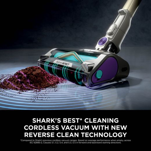 Shark PowerDetect Clean & Empty Cordless Vacuum Cleaner with up to 70 Minutes Run Time - White / Java Grey - Annotation - Best clean
