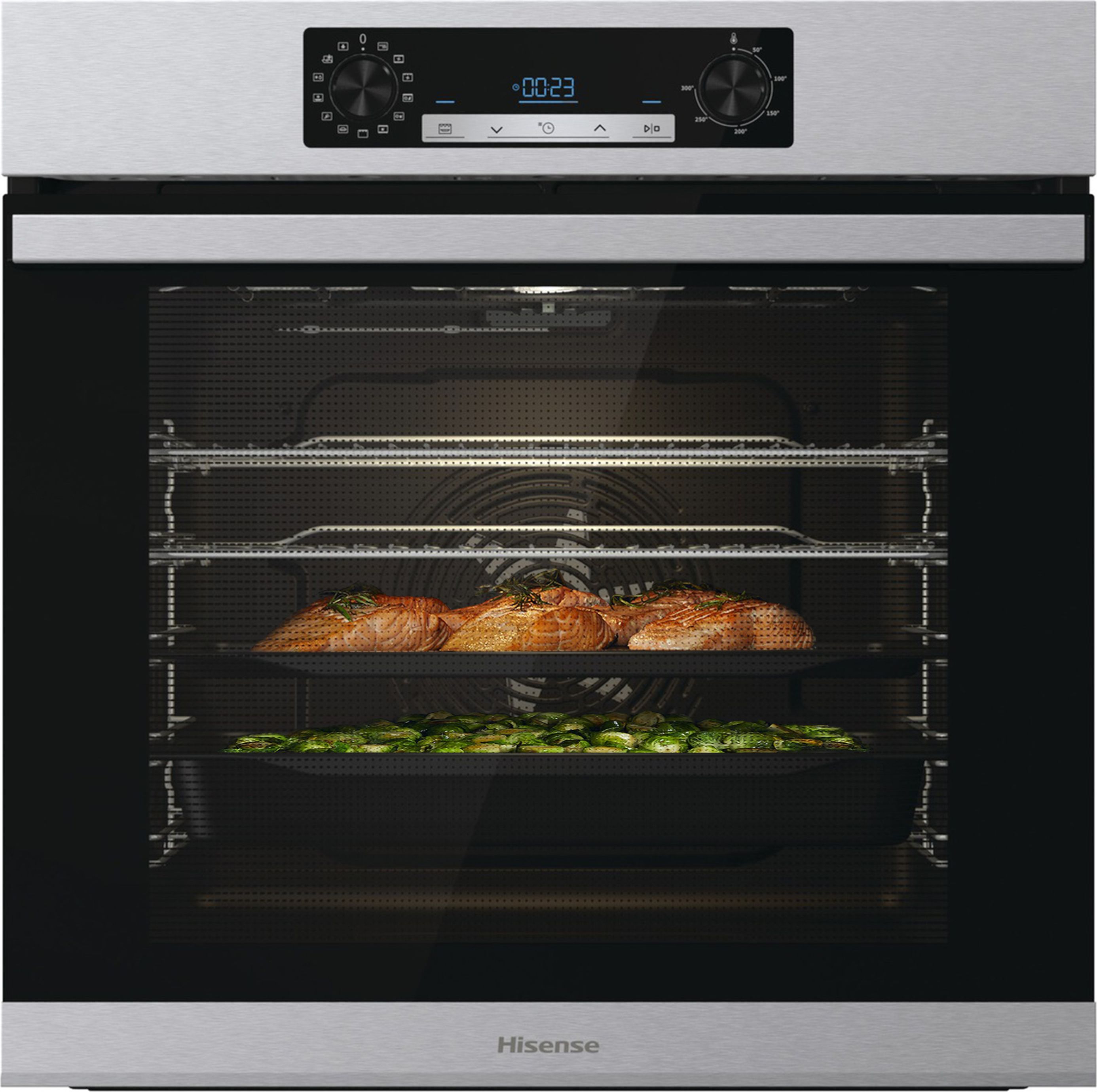 Hisense BSA65222AXUK Built In Electric Single Oven - Stainless Steel - A Rated, Stainless Steel