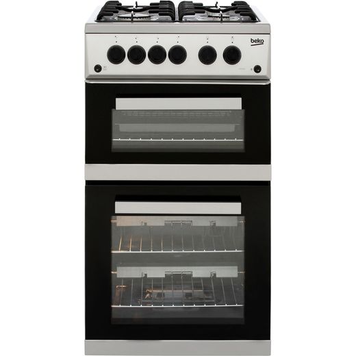Beko KDG582S Gas Cooker - Silver