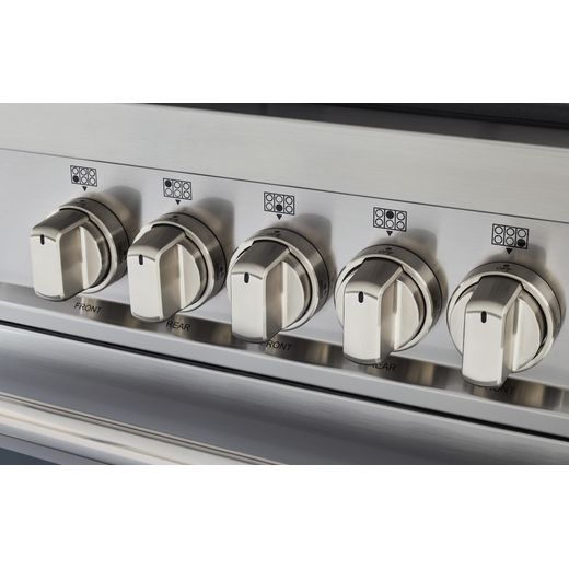 Bertazzoni Master Series Dual Fuel Range Cooker - Stainless Steel - Control panel