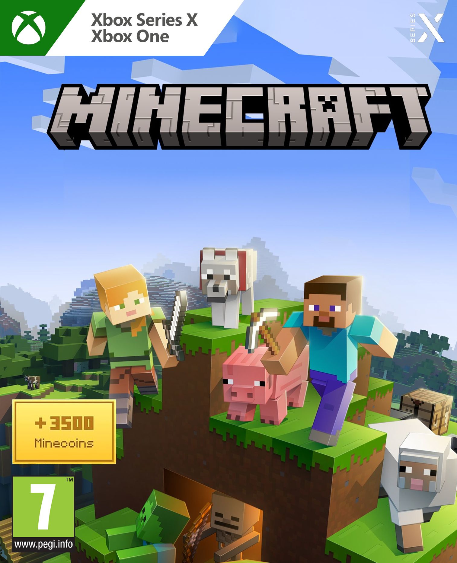 Xbox - Minecraft & 3500 Minecoins - Xbox One - Xbox Series X